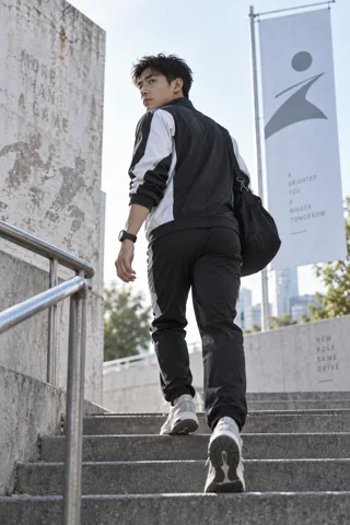 台阶上的新标记